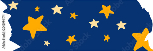 Washi Tape Sticker Element