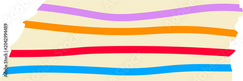 Washi Tape Sticker Element