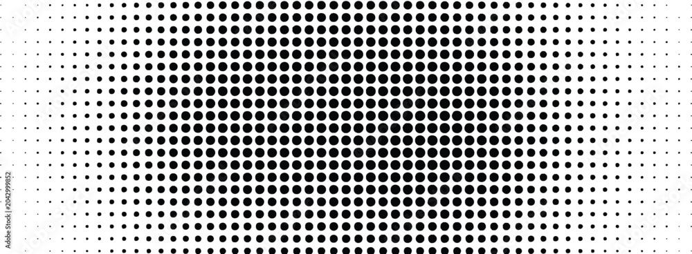 Foto Abstract monochrome grunge halftone pattern. Vector illustration