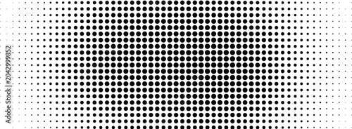 Abstract monochrome grunge halftone pattern. Vector illustration	