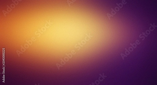 Картината върху платно Sunset sky with warm orange and purple gradient colors at dusk Grainy Noise Text