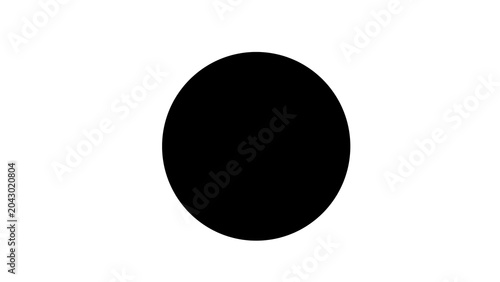 Features a solid black rectangle with smoothly rounded corners centered on a stark white background.