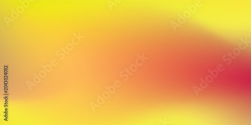 Abstract background vector gradinet red with wave and yellow color. Minimalist design gradient. EPS 10.