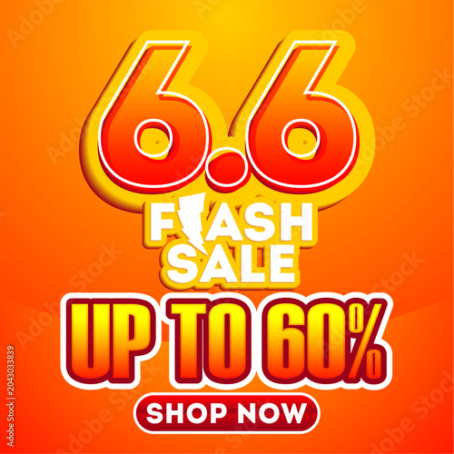 Modern flash sale promotional banner featuring bold discount typography, vibrant orange and yellow gradients, retail marketing design, shopping campaign template, social media advertisement, e-commerc
