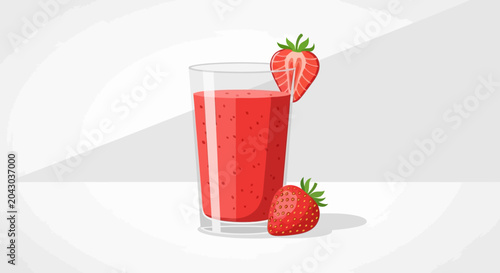 Tableau sur toile Berry Smoothie