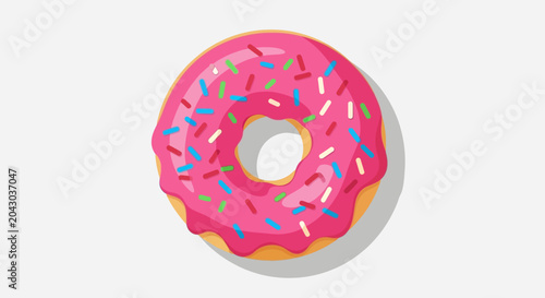 Картината върху платно Sprinkle Donut
