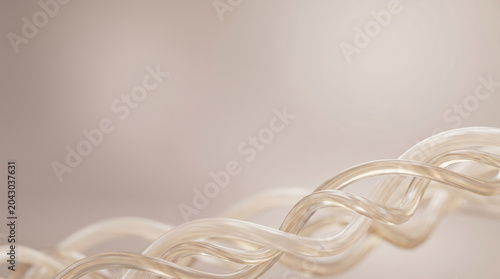 Collagen support treatment for improving skin elasticity
