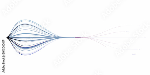 Foto data stream wave vector illustration graphic visual