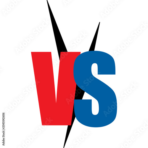 Photography VS Versus Icon Letter Element
