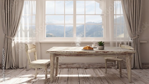 Breakfast with a view