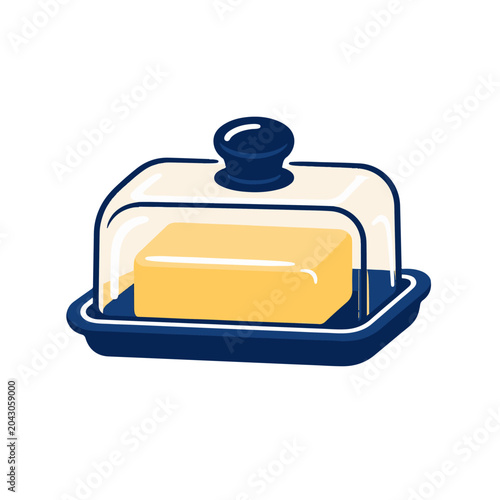 Butter Dish Container Icon