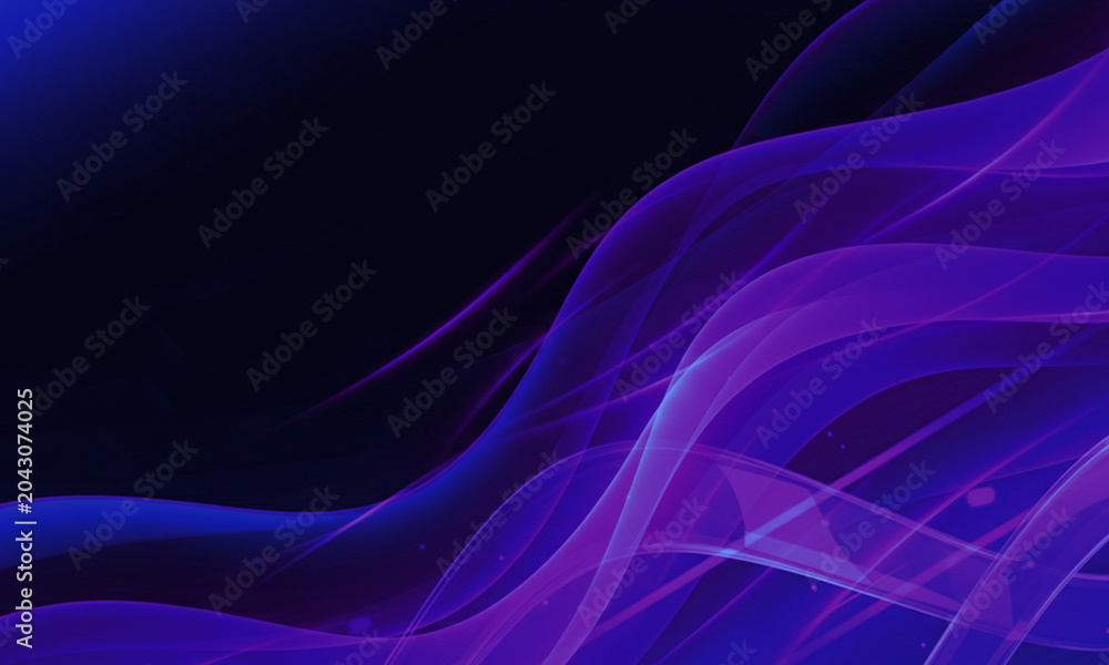 Fototapeta premium Abstract Glowing Geometric Technology Background