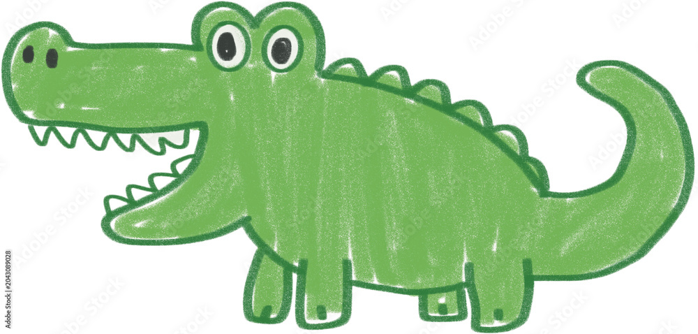Obraz premium Cute hand drawn animal character 