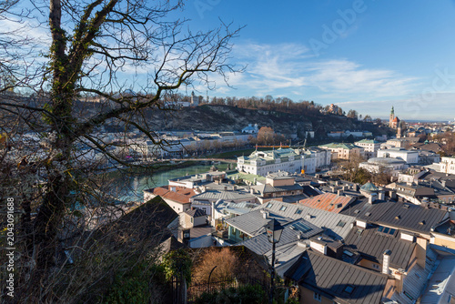 Cityscape view of Salzburg ...