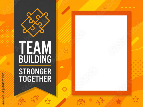 Teamwork frame template png 
