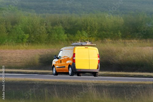 Working vans for various professional contracting services