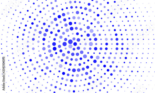 Bild auf Leinwand Light Blue vector illustration which consist of circles