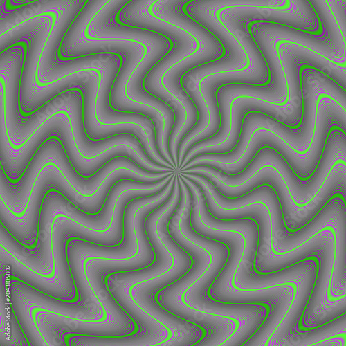 Op Art Seamless Geometric Pattern