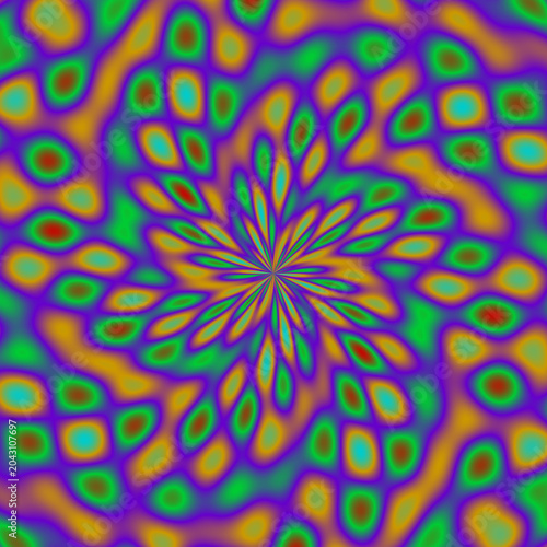 Op Art Seamless Geometric Pattern