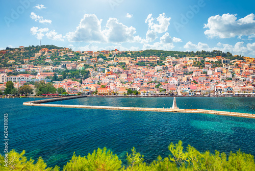 Argostoli town on the island of Kefalonia