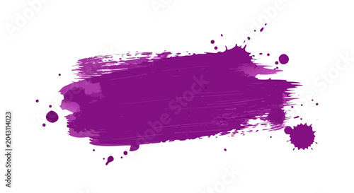 Photos Plum purple stroke with rich pigment saturation