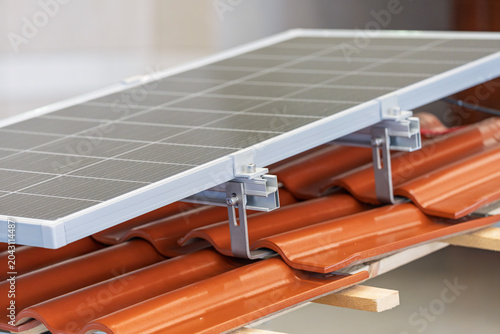 roof mounted solar photovoltaic panel mounting brackets