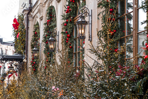 Canvas Print Beautiful Christmas background