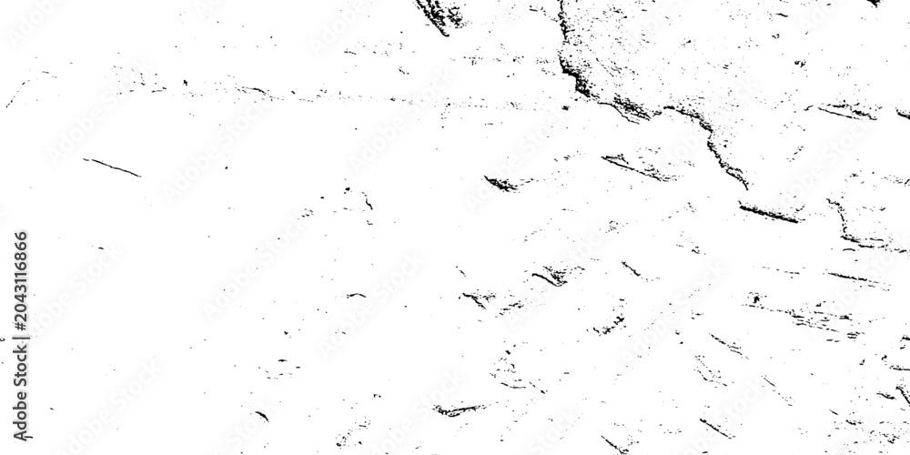 Fototapeta premium Dust overlay distress grungy effect paint. Black and white grunge seamless texture. Dust and scratches grain texture on white and black background.