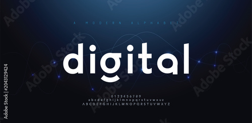 Konstfotografi Digital, Abstract modern urban alphabet fonts