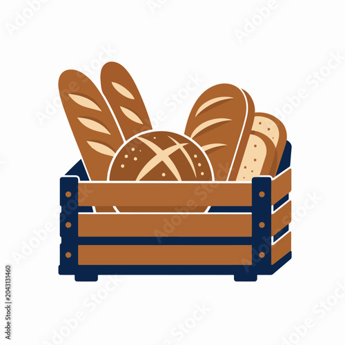 Bread Display Crate Icon