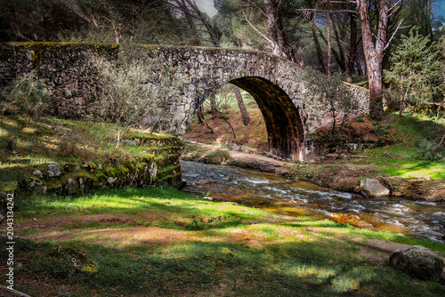 Puente Mosquea sobre el rio Tiertar