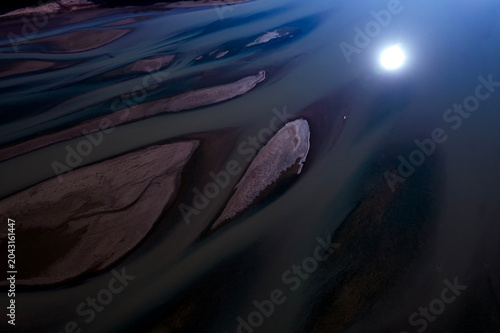 Fotografie Light and shadow in natural wetland environment