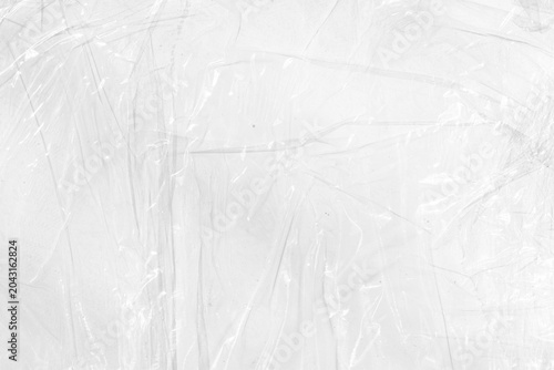 Schilderij op canvas Clear plastic texture with realistic stretch wrap folds PNG