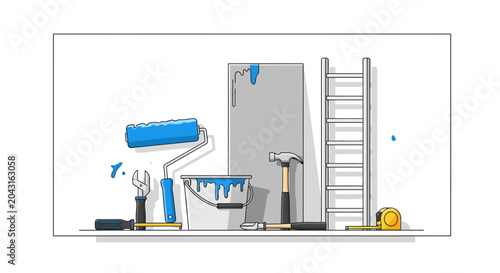 Foto Industrial machinery equipment manufacturing process.