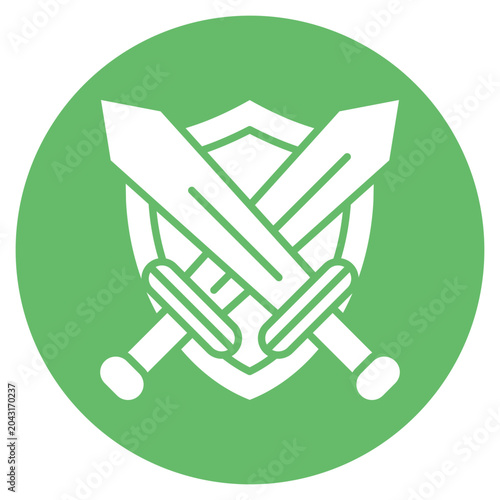 Obraz na plátně Fighting Game Vector Icon