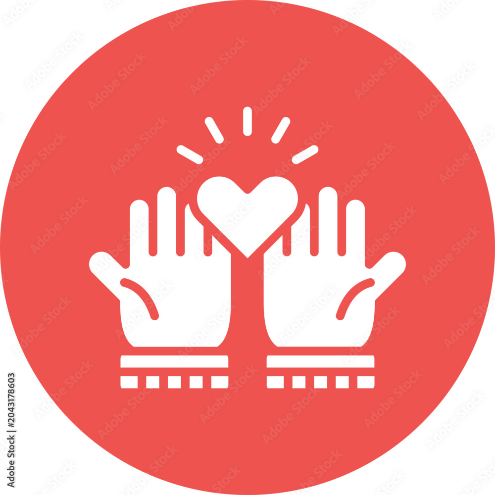 Obraz premium Compassion Vector Icon