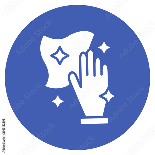 Canvas-taulu Cleanliness Vector Icon