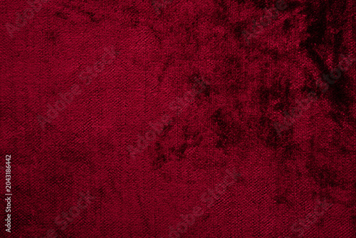 Canvastavla Dark red purple crushed velvet texture background, luxury burgundy velour fabric with soft shiny pattern