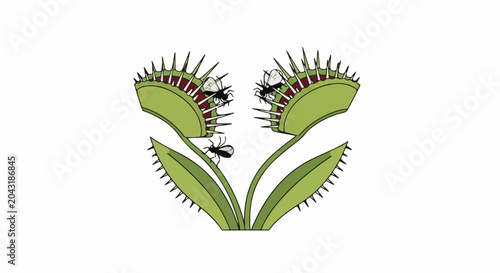 Carnivorous plants capture insects with their traps