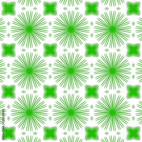 Vibrant neon green geometric seamless pattern. Modern line ornament wallpaper.