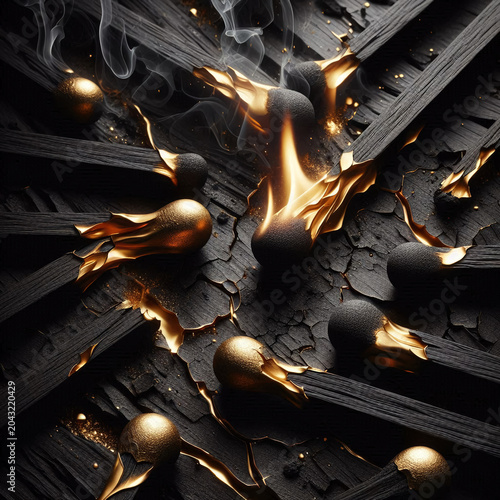 Gold Among the Ashes. Kintsugi of the Ashes