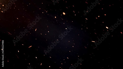 Fire particles fire sparks dust particles overlay background Fire flakes and bonfire background. Fire particles moving fast with the wind. Hot burning fire sparks and ashes motion 4k  dust burning hot