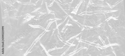 Tableau sur toile Plastic polyethylene wrap texture overlay effect background
