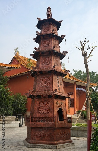yashan temple, yamen, xinhui, guangdong, china