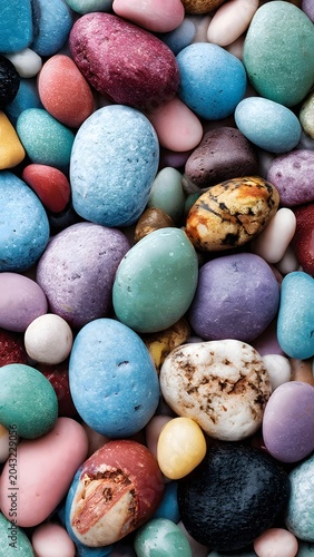 Colorful Easter Eggsvariety of Smooth Painted Eggs