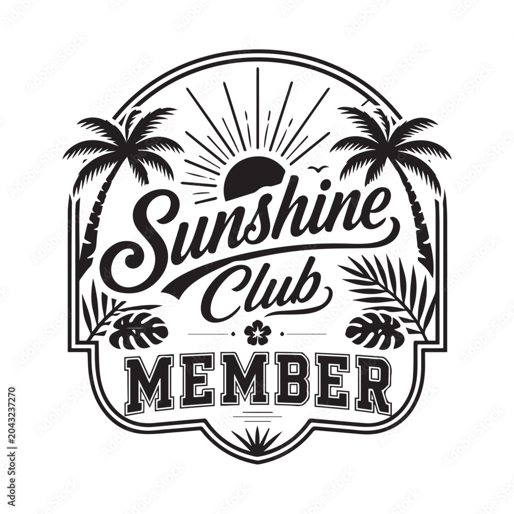 Obraz premium Chasing Sunshine SVG Design