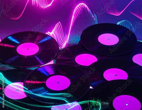 vinyl record background
