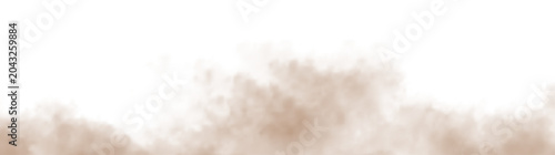 Cuadro en lienzo orange Transparent png brown dust sand soil smoke cloud particles isolated on a