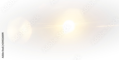 Tableau sur toile Sunlight abstract glow sunrise flare summer design art.