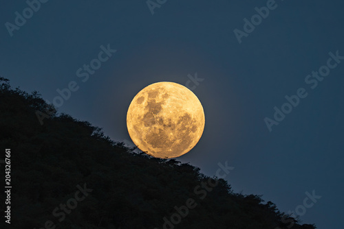 Rising moon